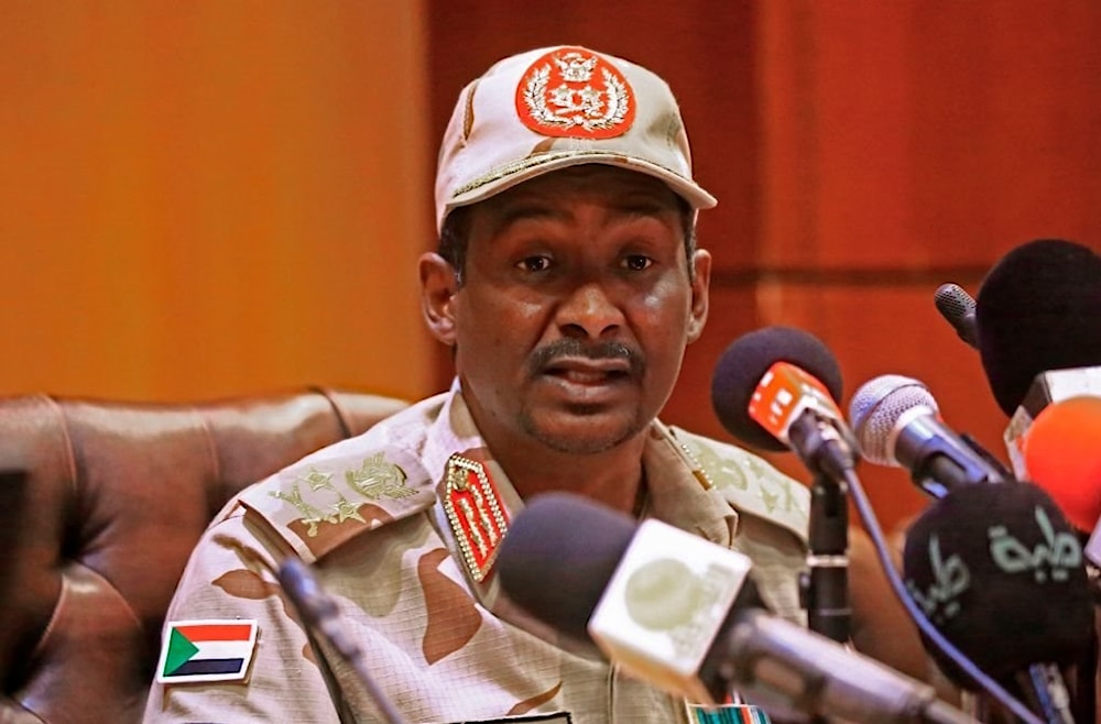 النائب الأول لرئيس مجلس السيادة الإنتقالي السوداني الفريق أول محمد حمدان دقلو(حميدتي)