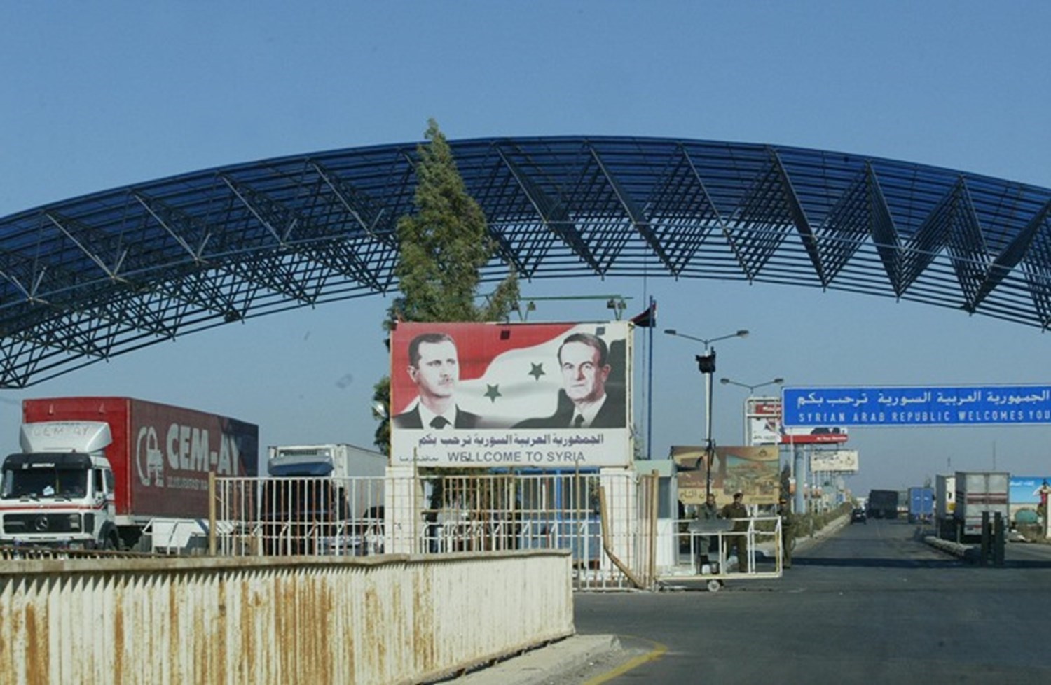 معبر نصيب الحدودي بين سوريا والأردن
