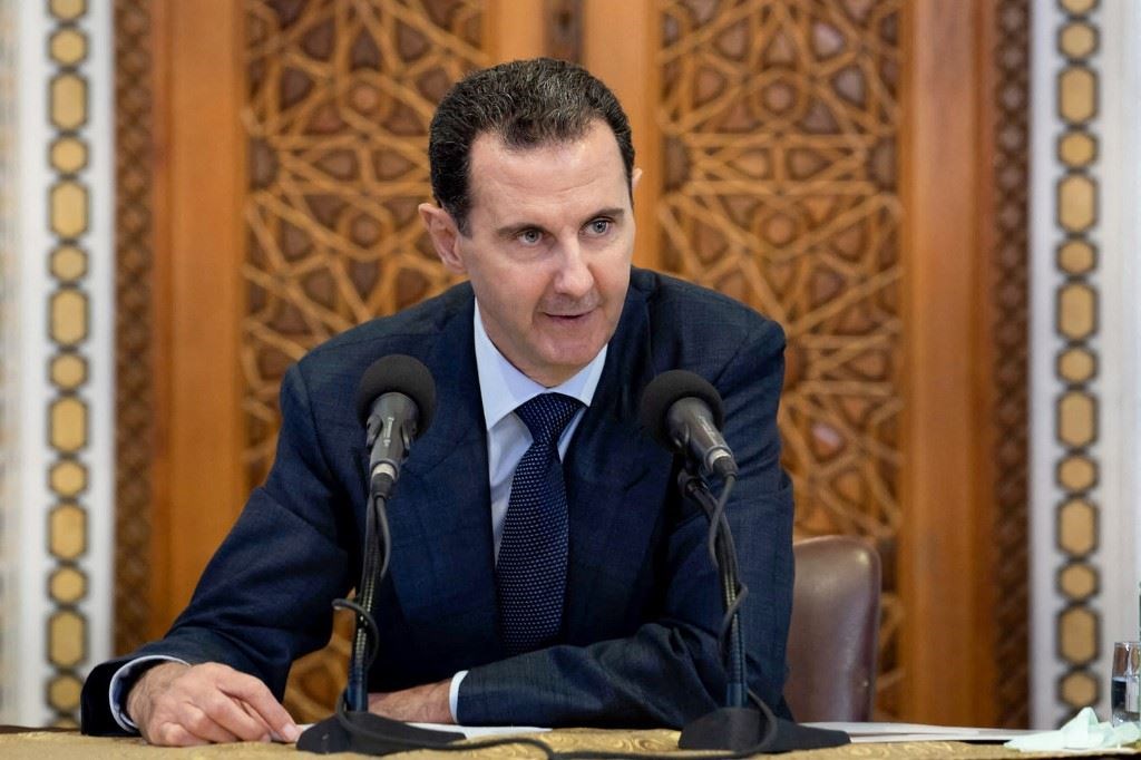 الأسد للرئيس الصيني: سوريا حريصة على تطوير العلاقة بين البلدين