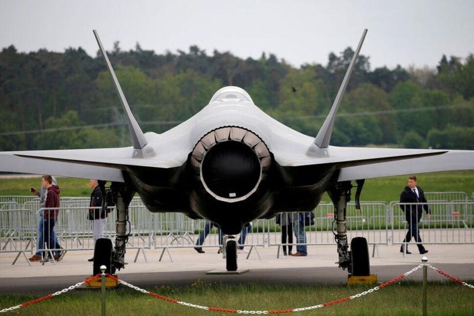 طائرة طراز F-35 في معرض جوي في برلين - ألمانيا 25 نيسان/ أبريل عام 2018 (رويترز).