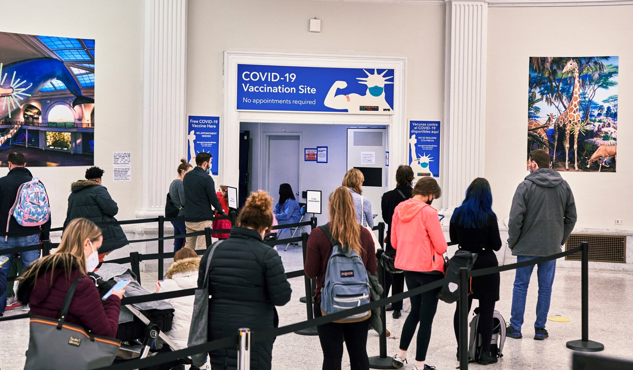 مركز للتطعيم ضد 