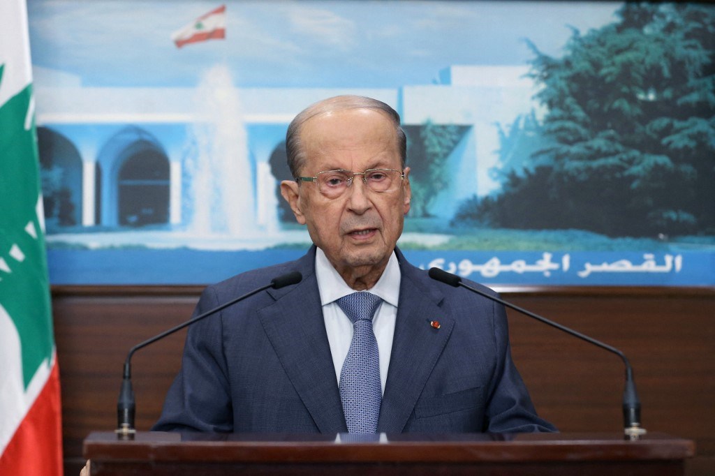  الرئيس اللبناني العماد ميشال عون 