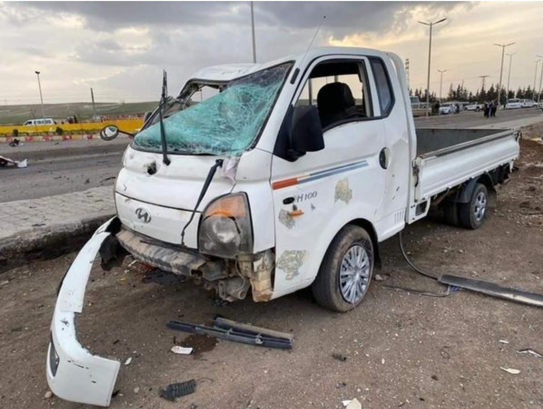 جرحى في انفجار سيارة في ريف محافظة حلب شمال غرب سوريا