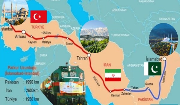 إطلاق خط قطار بين إسلام آباد وطهران وإسطنبول لخفض زمن ترانزيت السلع 