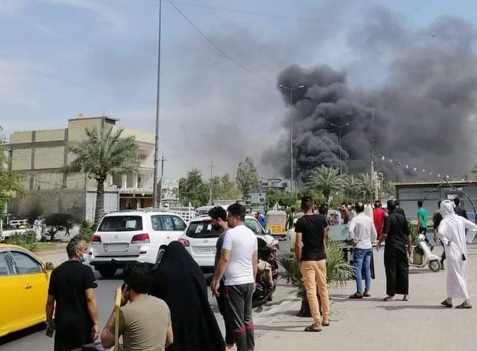 أكثر من 12 مصاباً بانفجار في منطقة الحبيبية شرقي بغداد