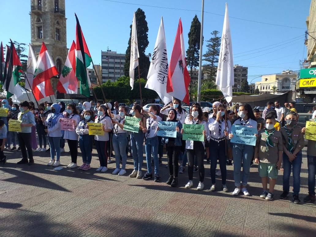 وقفات ومسيرات تضامن مع فلسطين في لبنان