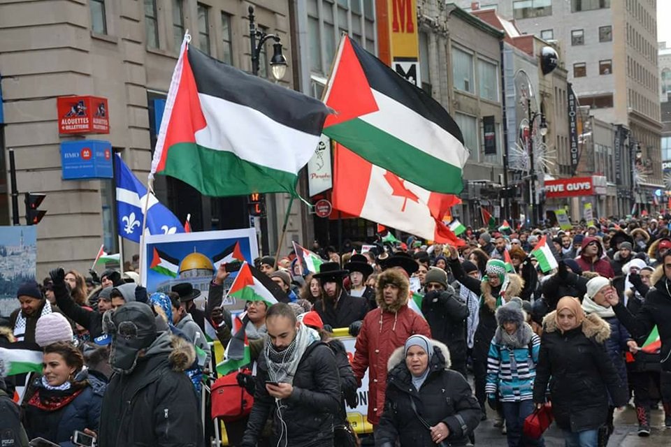 57 هيئة فلسطينية من أميركا وكندا: نشهد شجاعة الشعب الفلسطيني