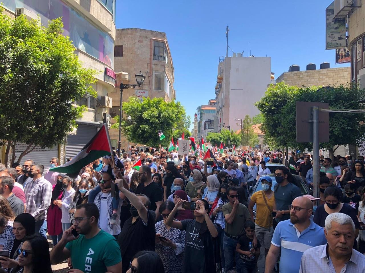 المظاهرات في بيت لحم 