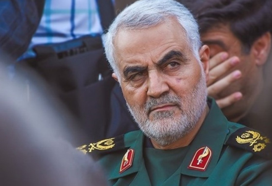 قائد قوة القدس الشهيد قاسم سليماني.