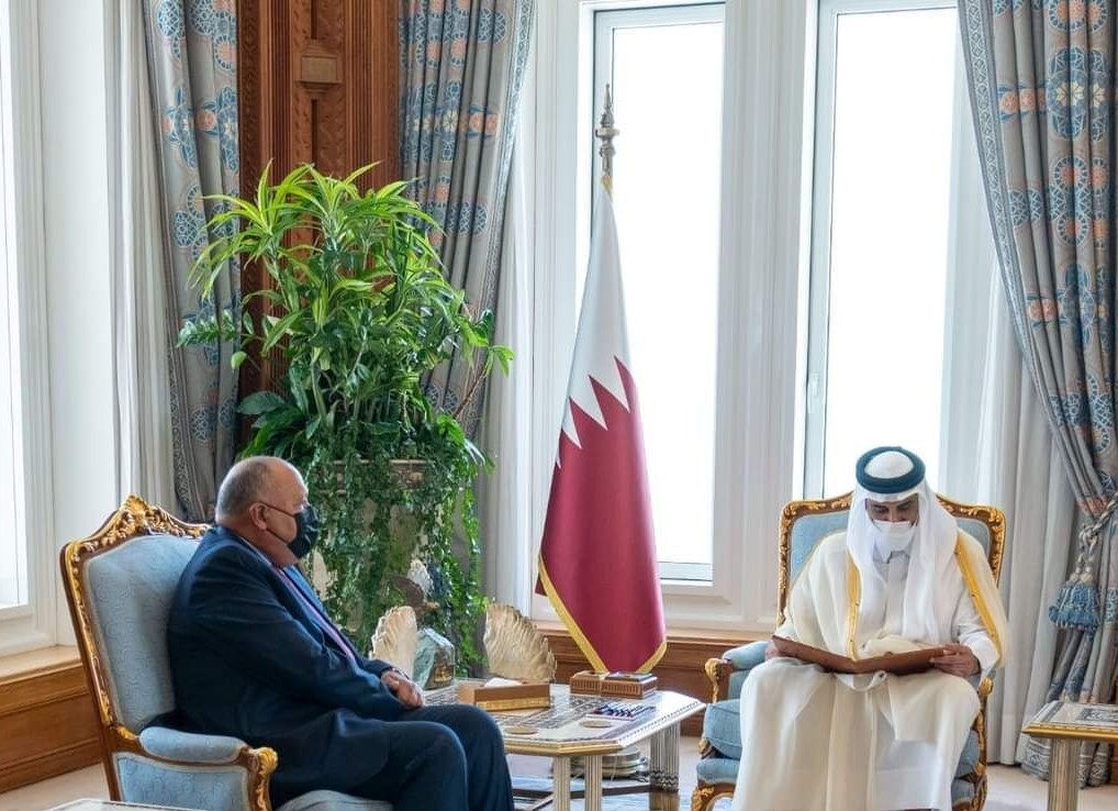 أمير قطر تلقى دعوة لزيارة مصر