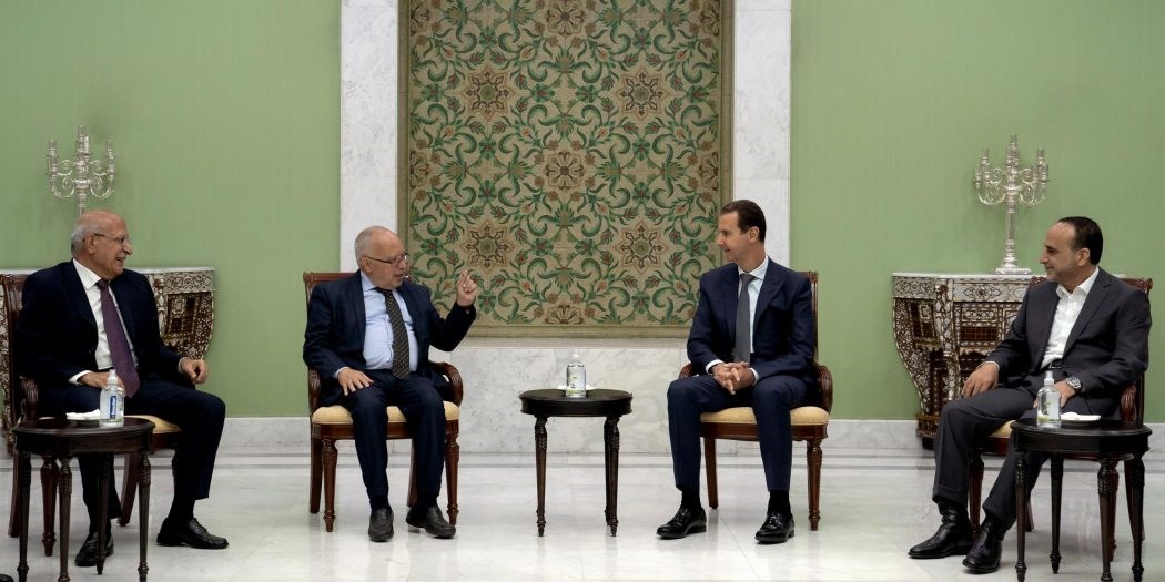 الأسد لوفد 