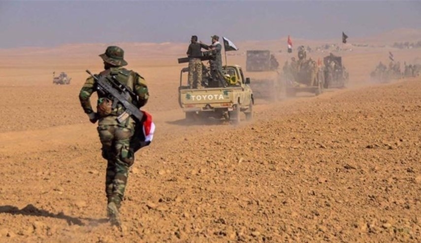 نفذ الحشد الشعبي عملية دهم وتفتيش لتأمين المنطقة من الخروق الأمنية