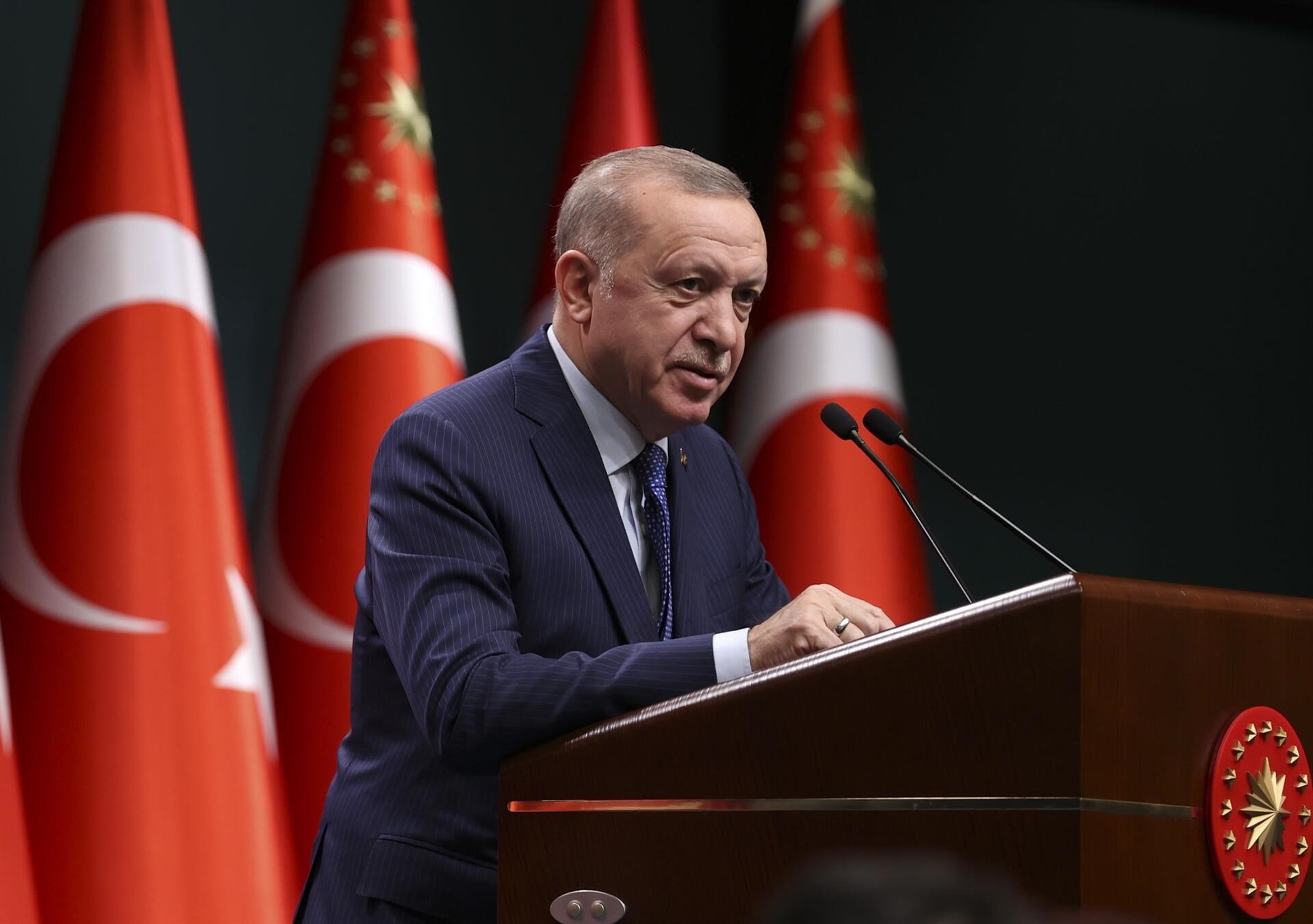 الرئيس التركي رجب طيب إردوغان