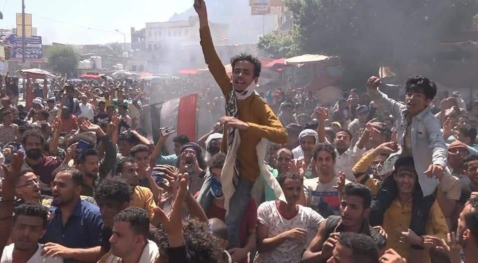  جانب من تظاهرت اليوم من محافظة تعز