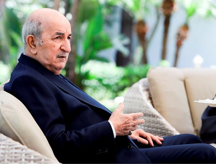  الرئيس الجزائري عبد المجيد تبون