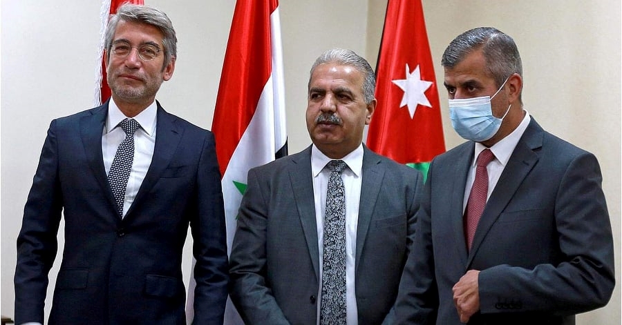 وزير الطاقة اللبناني ونظيره الأردني