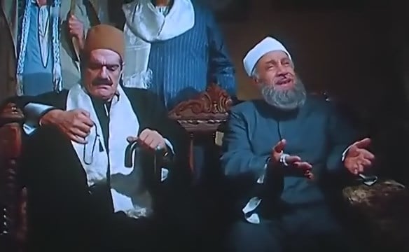 عمر الشريف في لقطة من فيلم 