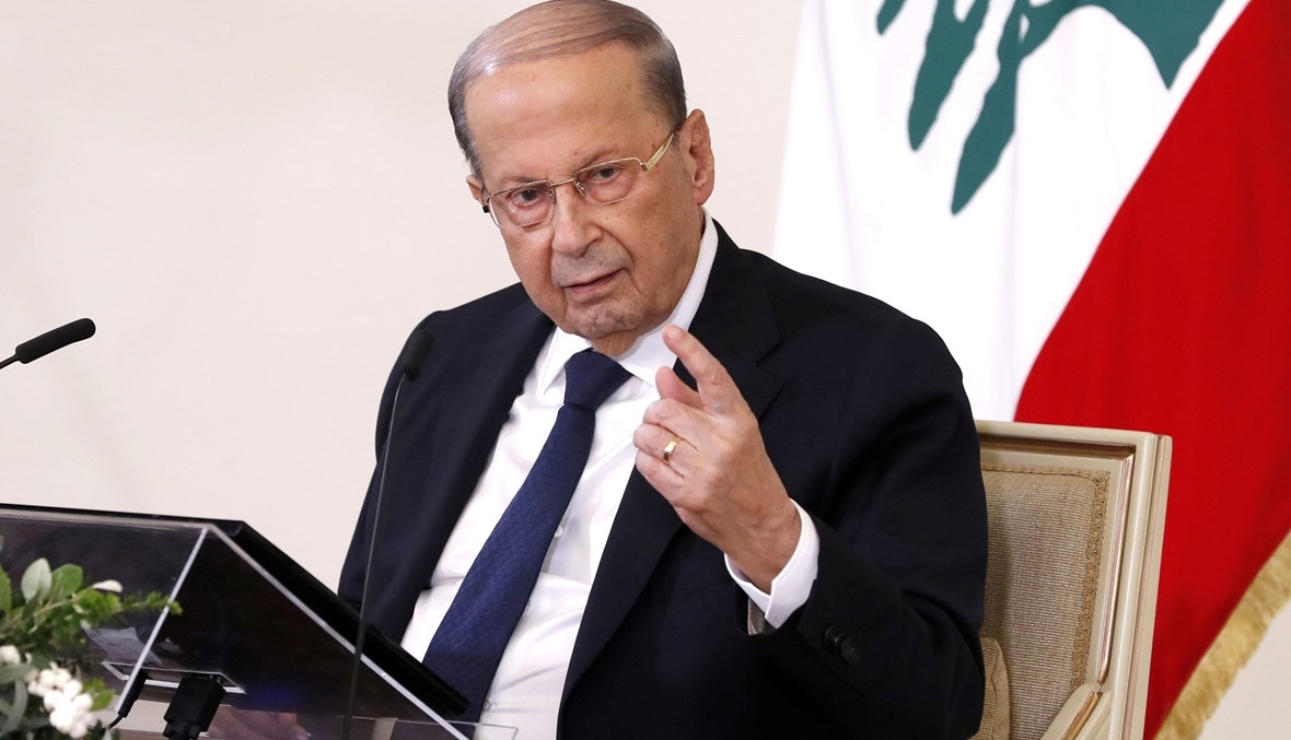  الرئيس اللبناني ميشال عون