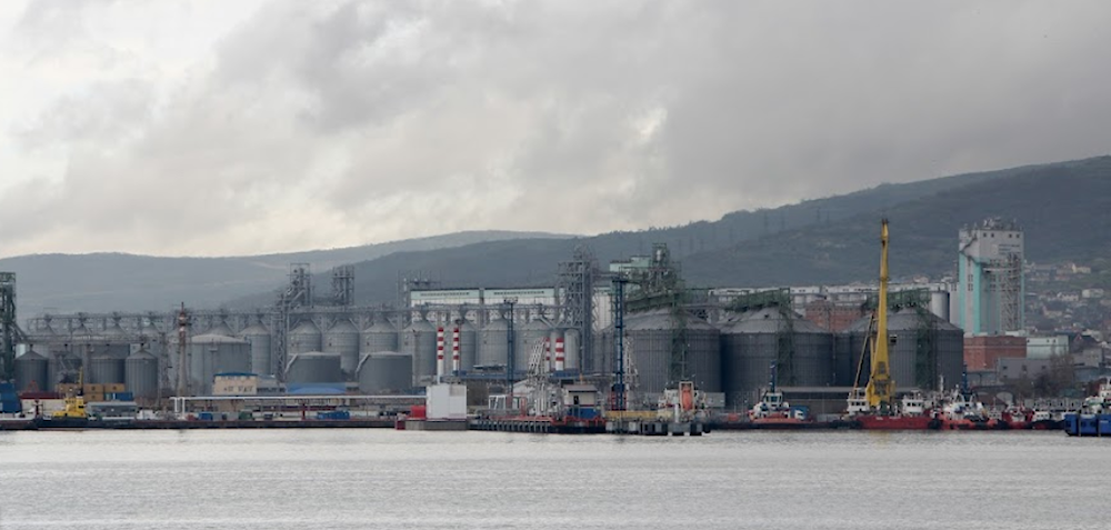 محطة نوفوروسيسك للحبوب هي واحدة من أكبر موانئ روسيا لنقل الحبوب والبذور على ضفاف البحر الأسود.