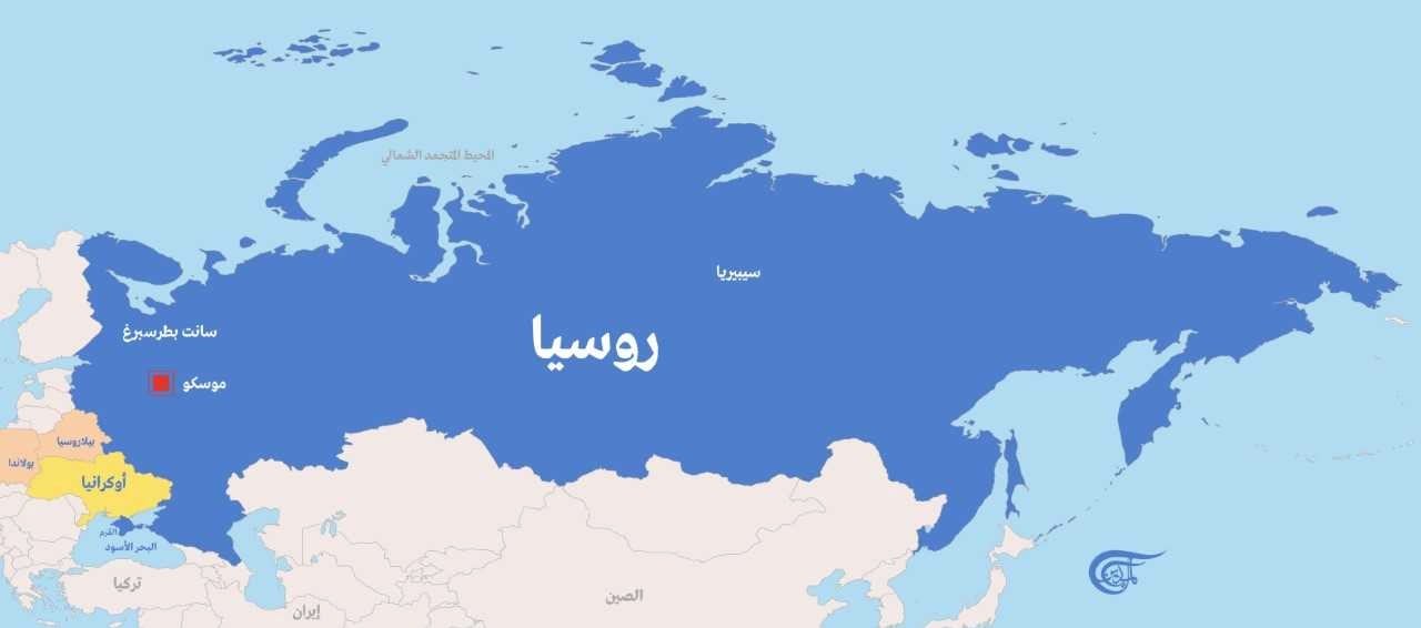 خريطة روسيا