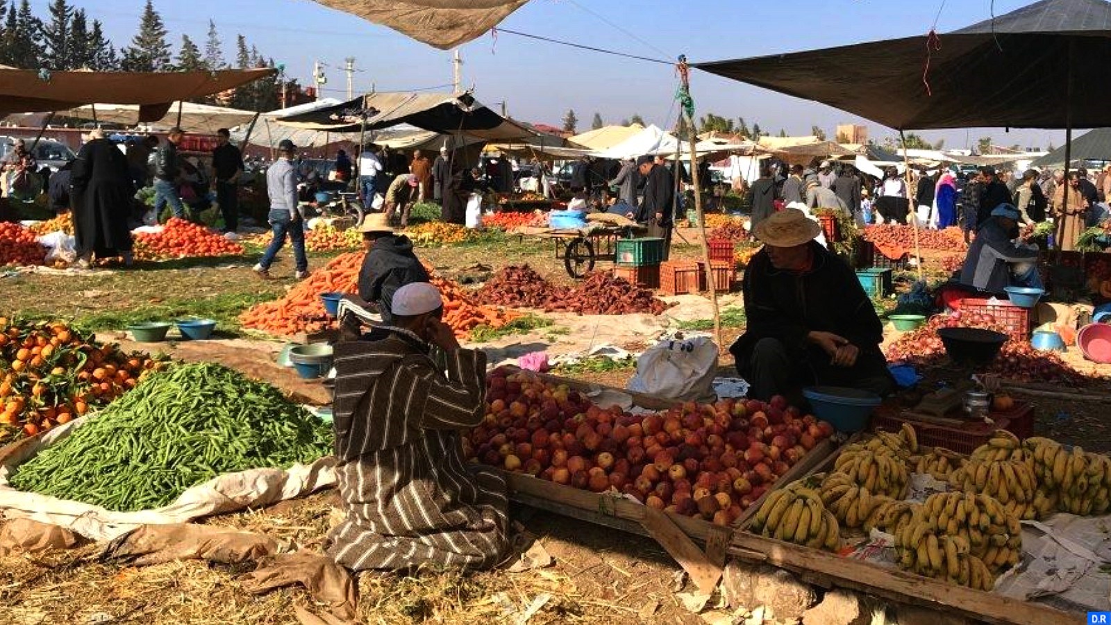 أحد الأسواق الشعبية في المغرب (أرشيف)