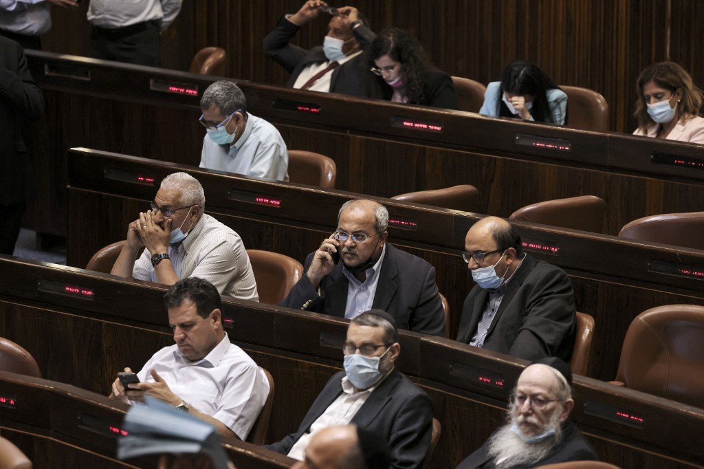 أعضاء في الكنيست الإسرائيلي عن القائمة المشتركة (أرشيف).