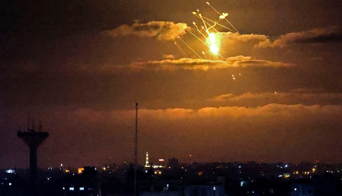 صواريخ من قطاع غزة فوق القدس المحتلة 
