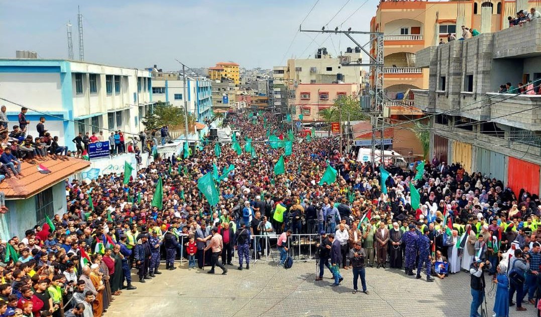 مسيرات حاشدة في قطاع غزة نصرةً للمسجد الأقصى والقدس