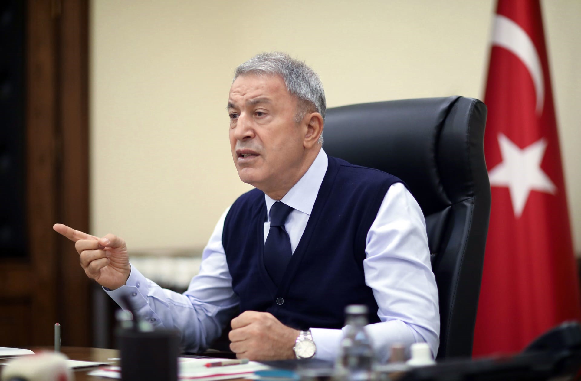 وزير الدفاع التركي خلوصي أكار 