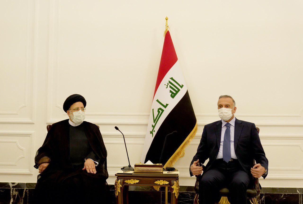 الرئيس الإيراني يؤكد للكاظمي أنّ إيران تشدد على التلاحم والوحدة في العراق