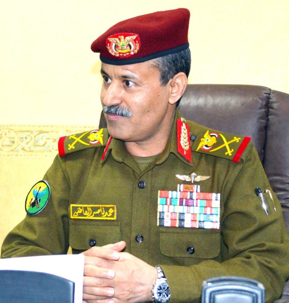 وزير الدفاع في حكومة صنعاء اللواء الركن محمد ناصر العاطفي