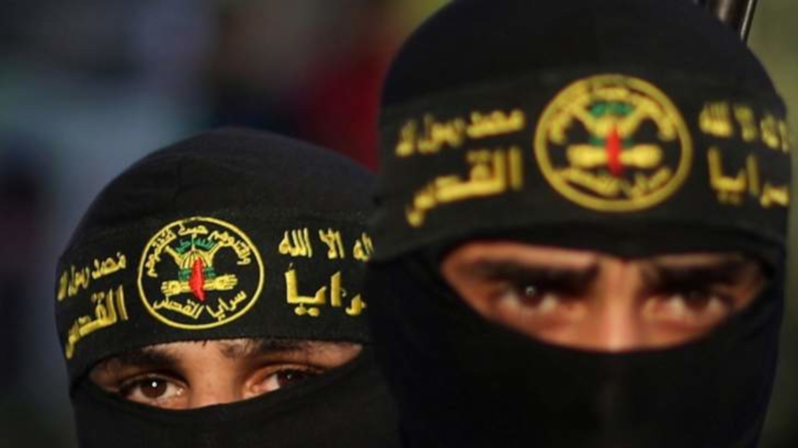 عناصر لسرايا القدس - الجناح العسكري لحركة الجهاد الإسلامي في فلسطين 