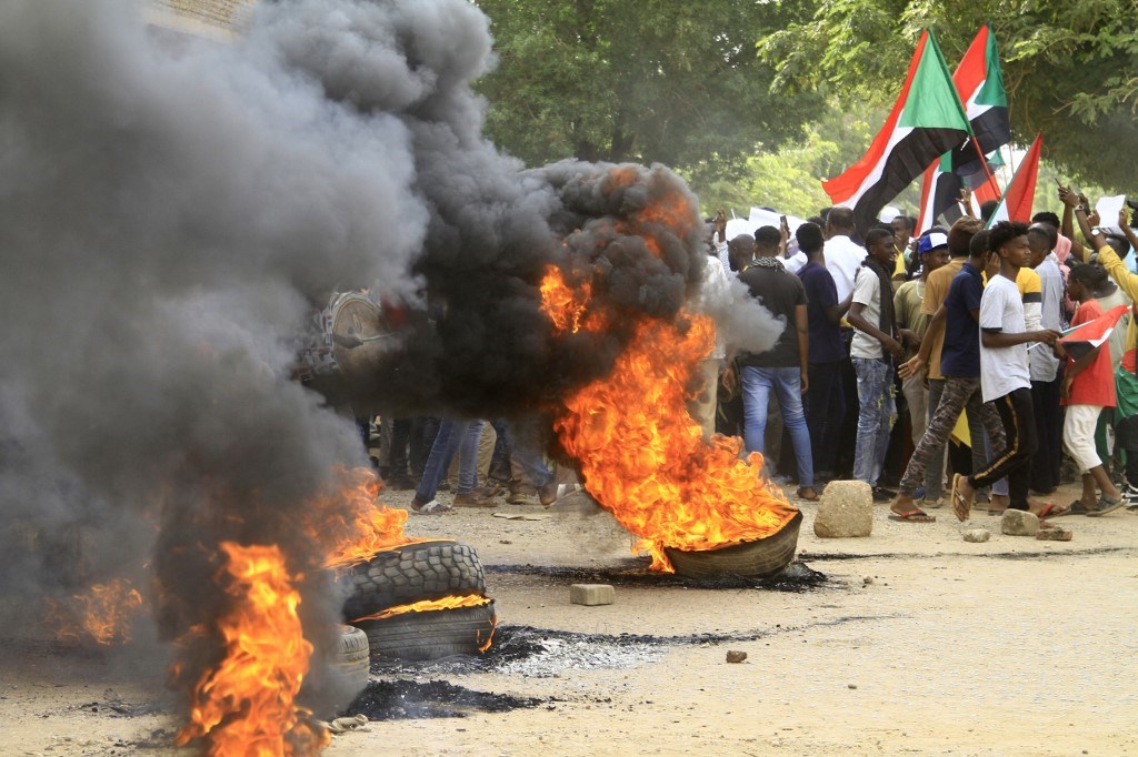 تظاهرات في السودان 21 تشرين الأول/أوكتوبر 2022 (أ ف ب)