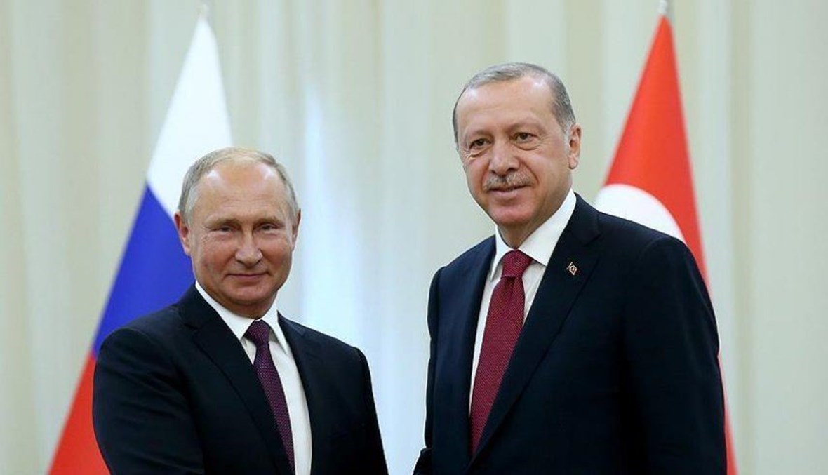 بوتين وإردوغان يبحثان هاتفياً علاقات البلدين والوضع في أوكرانيا