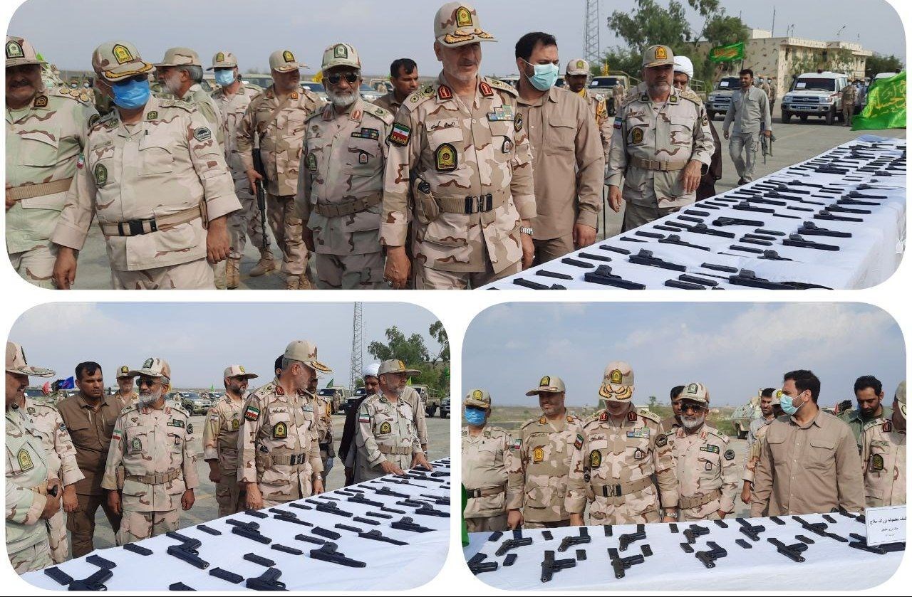 إيران: حرس الحدود يضبط شحنة أسلحة قادمة من خارج البلاد