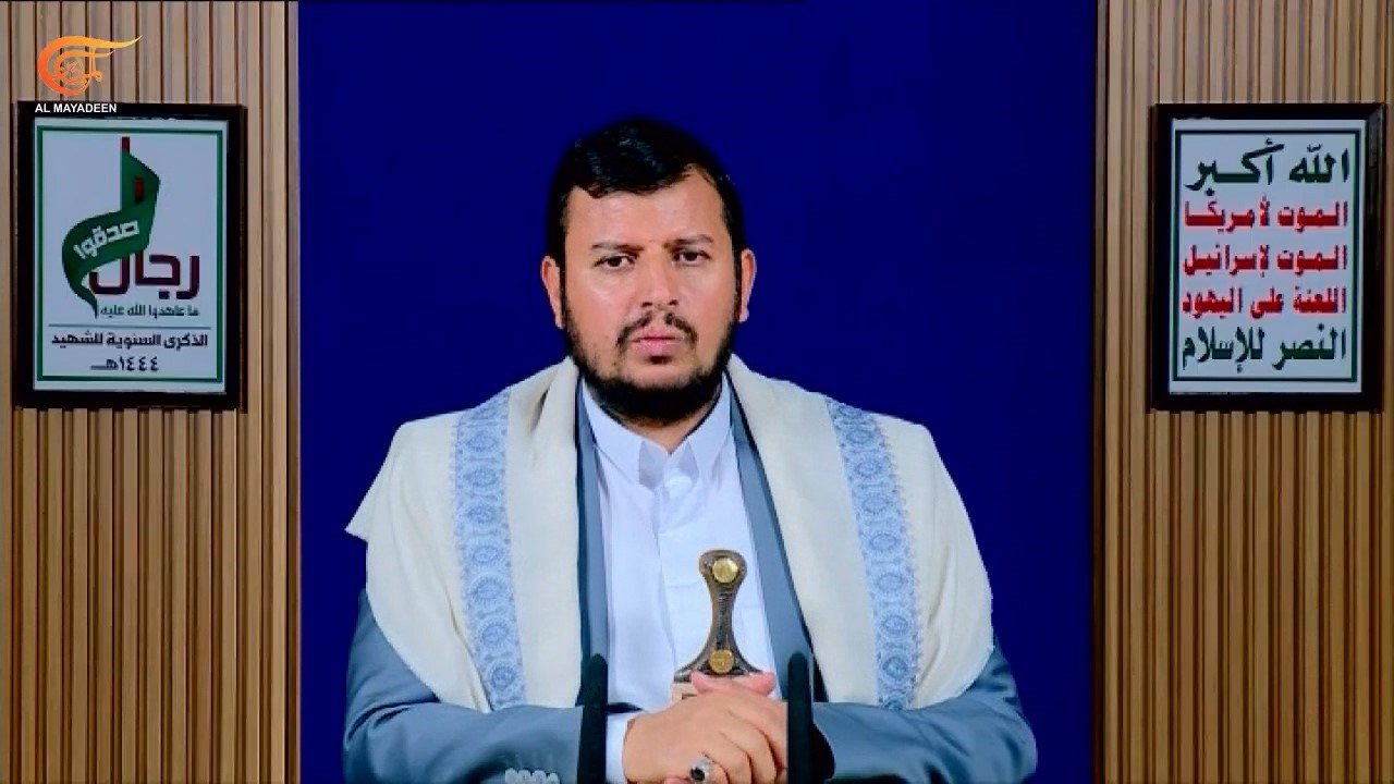 قائد حركة أنصار الله عبد الملك بدر الدين الحوثي 