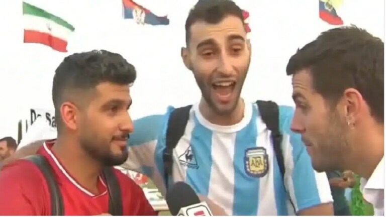 المشجع الأرجنتيني كان يستعد لمغادرة قطر