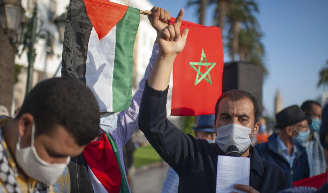 تظاهرة في المغرب ضد تطبيع العلاقات مع 