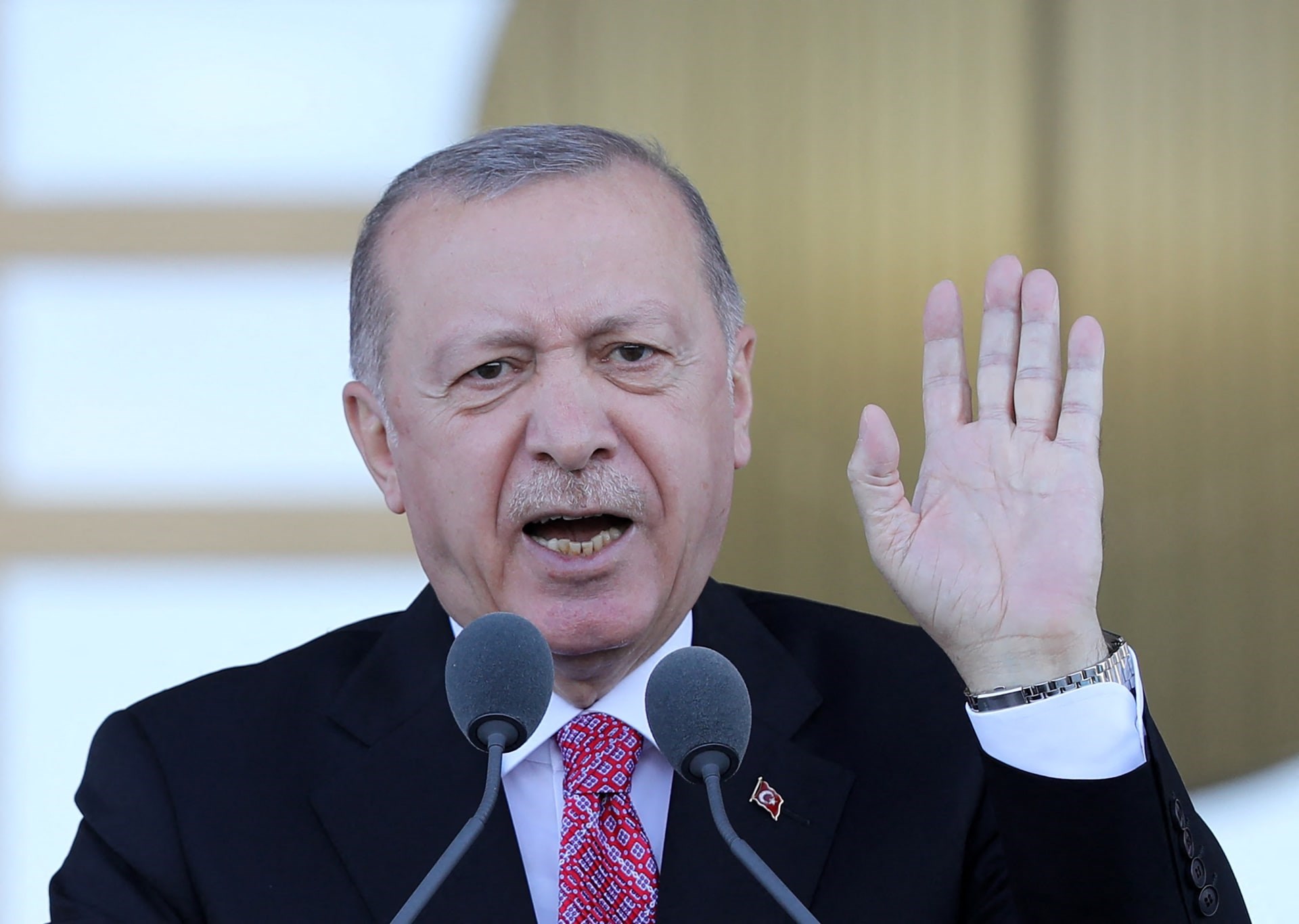  الرئيس التركي رجب طيب أردوغان