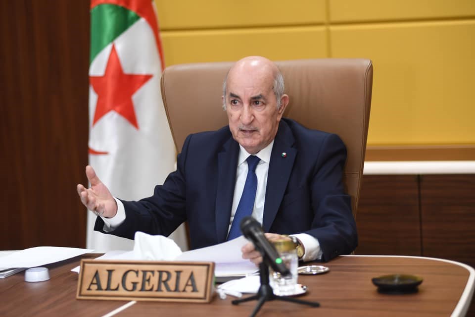  الرئيس الجزائري عبد المجيد تبون