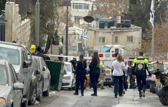 جانب من الارباك الإسرائيلي عند عملية اطلاق النار في سلوان - فلسطين