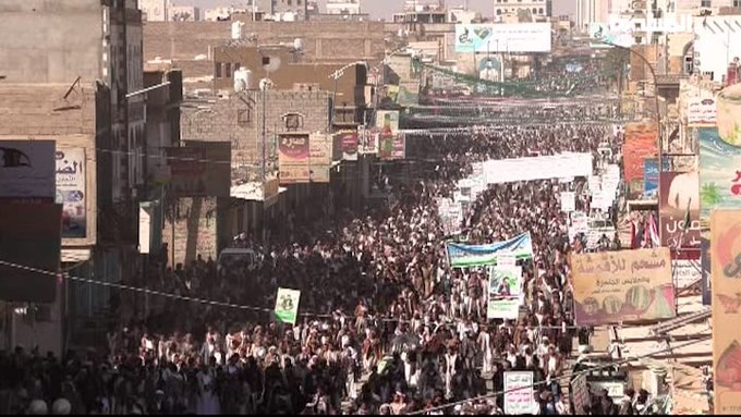 مسيرات حاشدة في صعدة