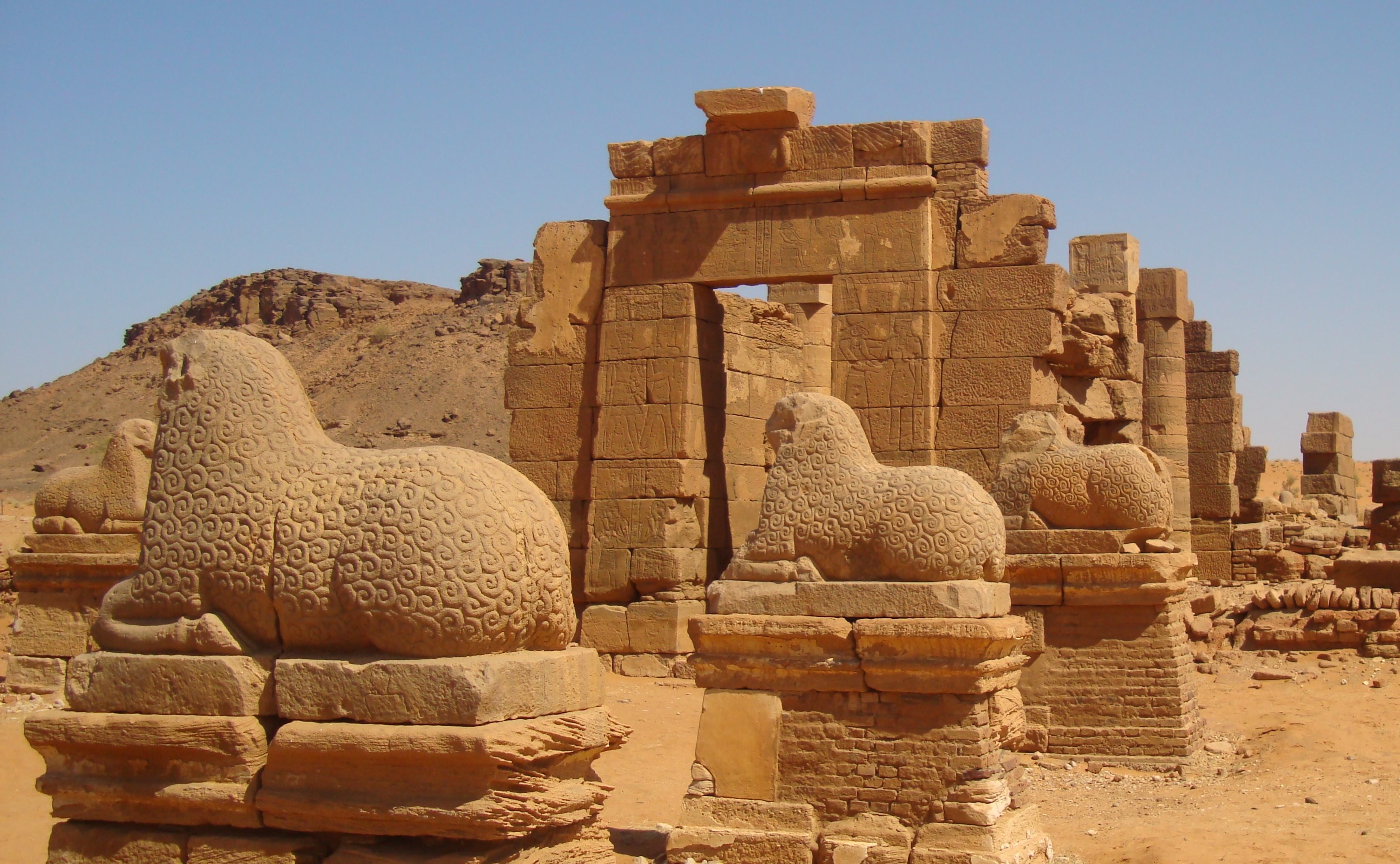 من الآثار النوبية القديمة في السودان (أرشيف)