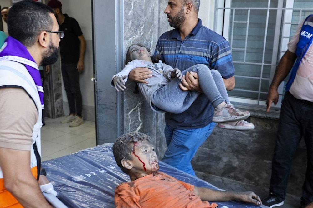 صور لجرحى وشهداء من الأطفال الفلسطيين من جرّاء قصف الاحتلال على قطاع غزة خلال الأيام الماضية