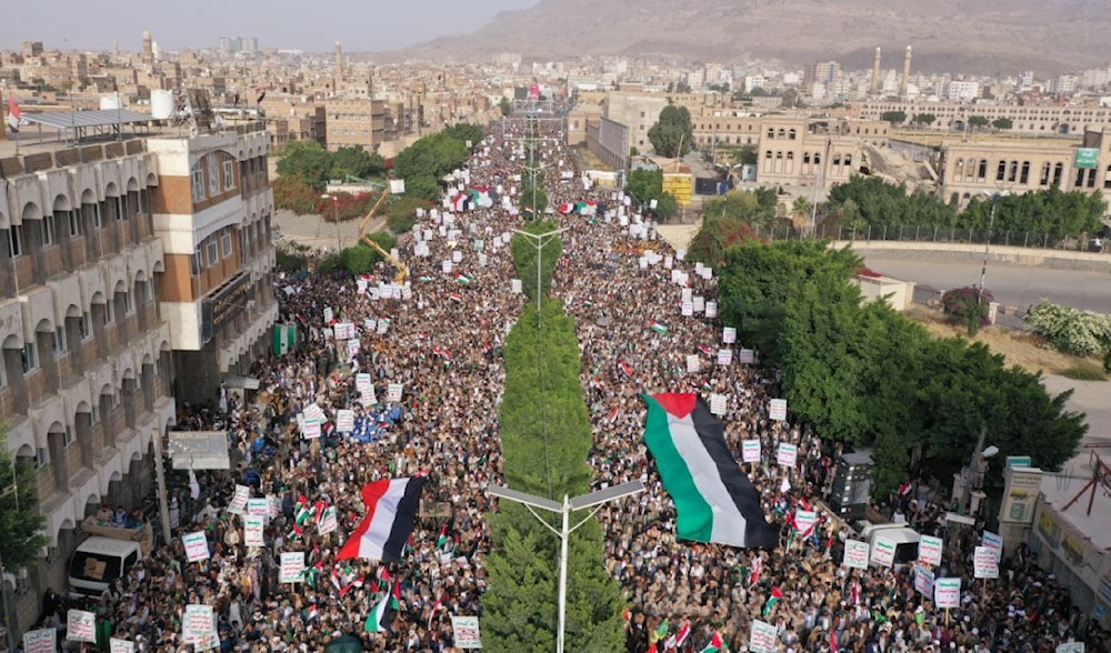 اليمن : مسيرات حاشدة في صعدة تأييداً لعملية 