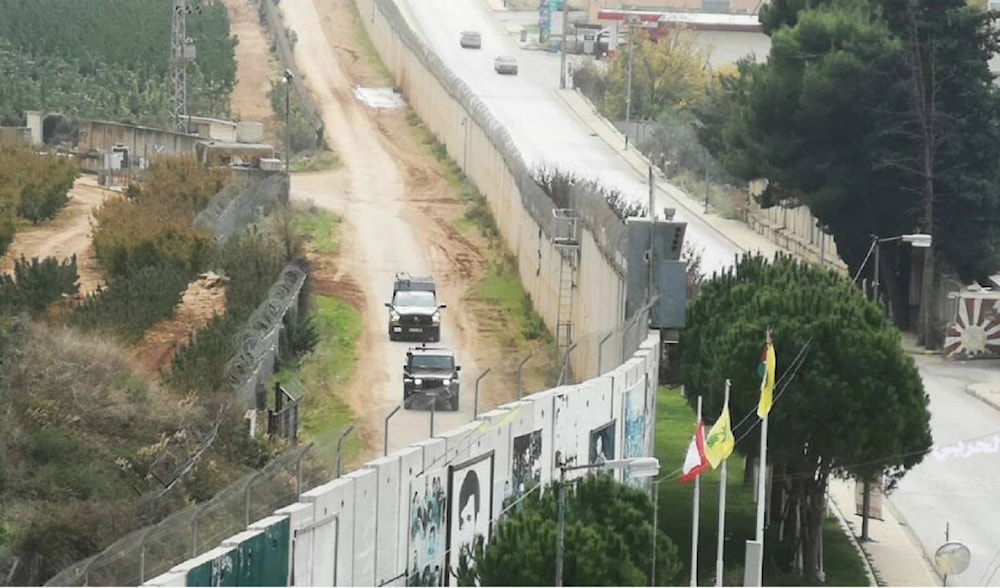 الحدود اللبنانية الفلسطينية.