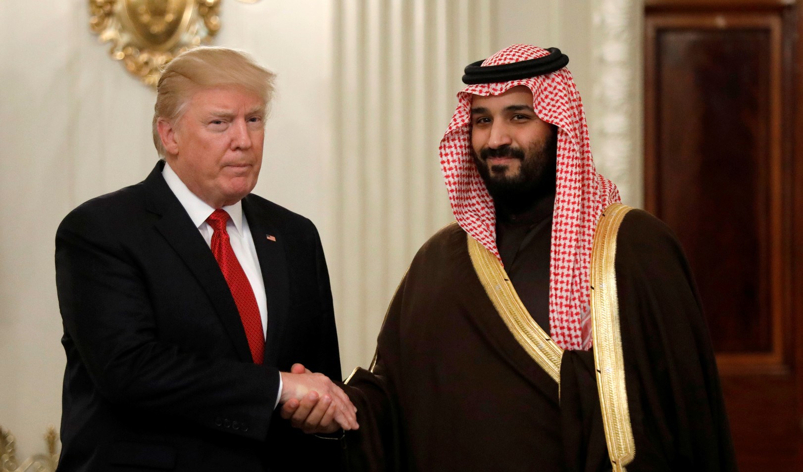 الرئيس الأميركي السابق دونالد ترامب مع ولي العهد السعودي محمد بن سلمان