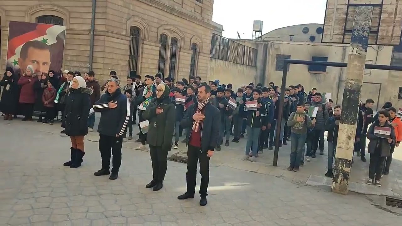ردّاً للتحية... نشيد الجزائر يصدح في مدارس سورية