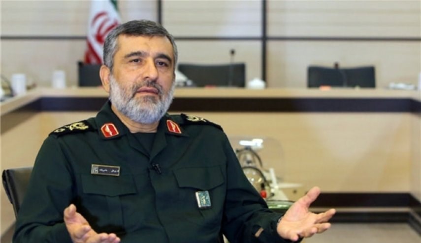 قائد قوة الجوفضائية لحرس الثورة اللواء حاجي زاده