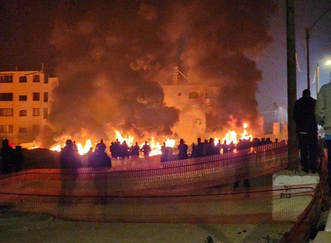  المستوطنون قاموا باحراق نحو 30 منزلا في حوارة اضافة الى السيارات والممتلكات